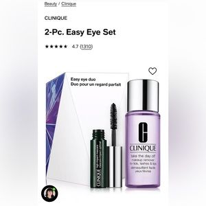 New Clinique 2-Pc. Easy Eye Set. Clinique's most-loved eye essentials in one set